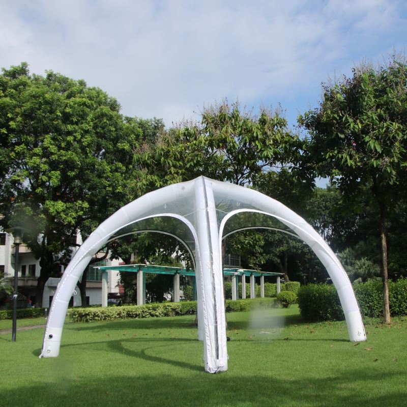Prozirni šator na izvlačenje s baldahinom od prozirnog PVC-a